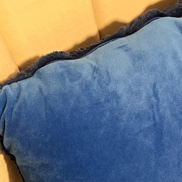 NWOT AVIVA STANOFF Sequins in Motion Velvety Furry Pillow - Picture 2 of 7